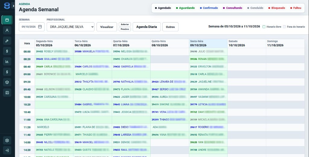 Agenda semanal Emitech Med